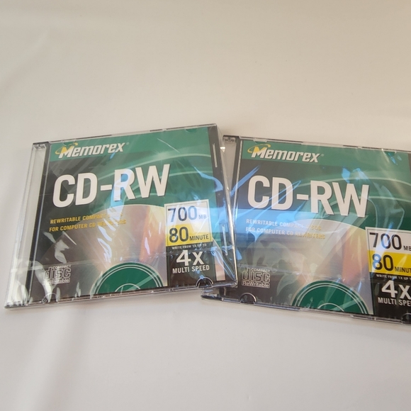 Memorex - CD-RW - 700 MB - 80 Mm - 4x -Mulri Speed - 2 Discs - Picture 7 of 7
